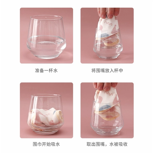 路心梦 Детский слюнявчик, хлопковый защитный водонепроницаемый милый летний тонкий нагрудник для принцессы для девочек