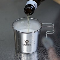 Koman Beer Mug S190 Stainless Steel Outdoor Snow Cup Coffee Equipment S180 Single Layer Portable Camping Water Cup