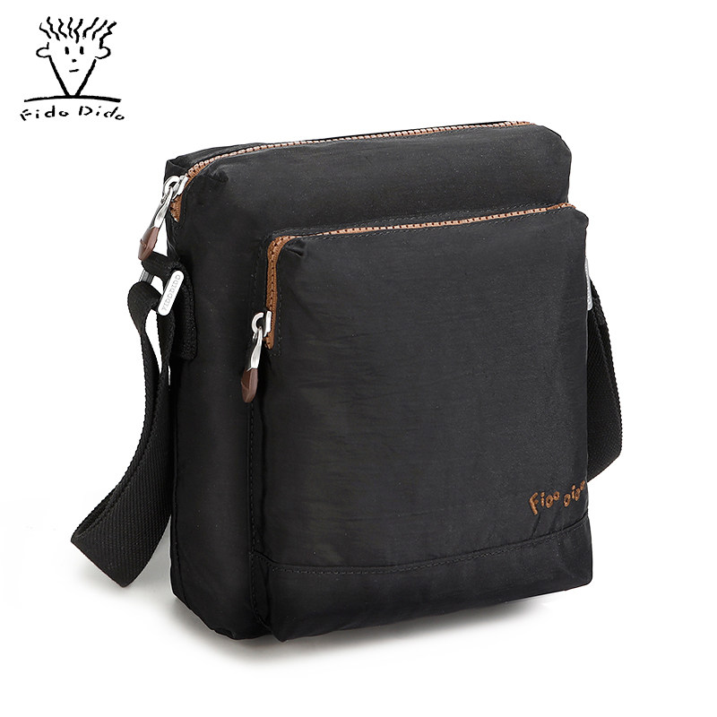 Fido di all square male bag vertical style sports casual single shoulder bag trendy sap bag oxford cloth youth slanted satchel