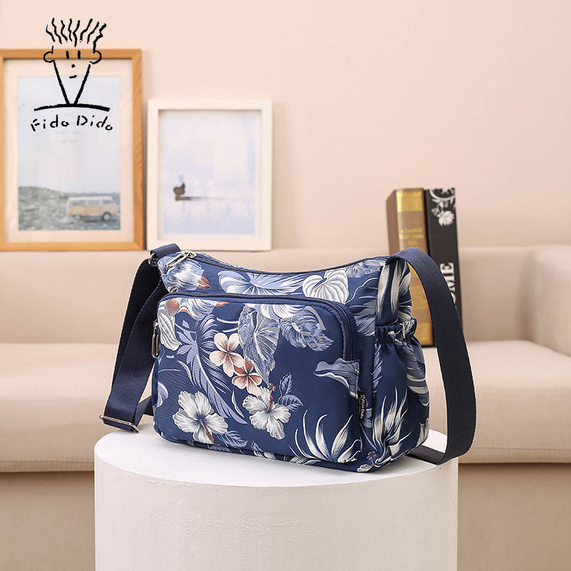 Feidudi Duo Capacity Single Shoulder Pack Oxford Mom Bag Lady Slipper Bag Lady Nylon Leisure