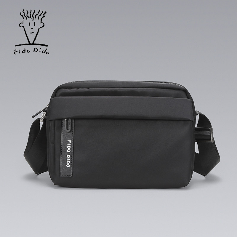 The Fidudi is all 2022 new men's crosswalk Diagonal Satchel Fashion Sports Casual Oxford Cloth Bag Single Shoulder Bag Tide