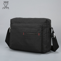 Feidu Didu messenger bag mens bag shoulder bag mens bag Oxford spinning horizontal casual canvas bag backpack tide