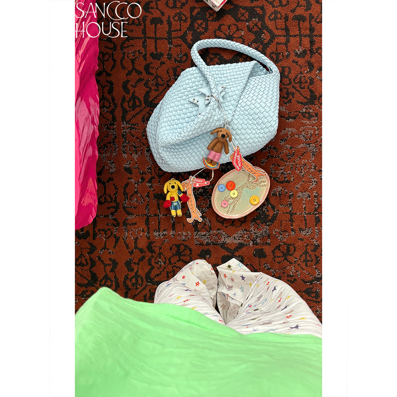 Sancco Nepal Handmade Original Wool Felt Pendant Boxing Dog Surfing Dog Necklace Pendant Bag Pendant