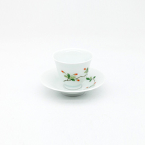 Lushuishanfang subtle Hall enamel painting Chinese wolfberry Cup Saucer Group exquisite tea ceremony