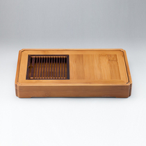 Lushuishanfang Taiwan handmade bamboo tea maker Liao Yi mens two-color smoked bamboo tea tray