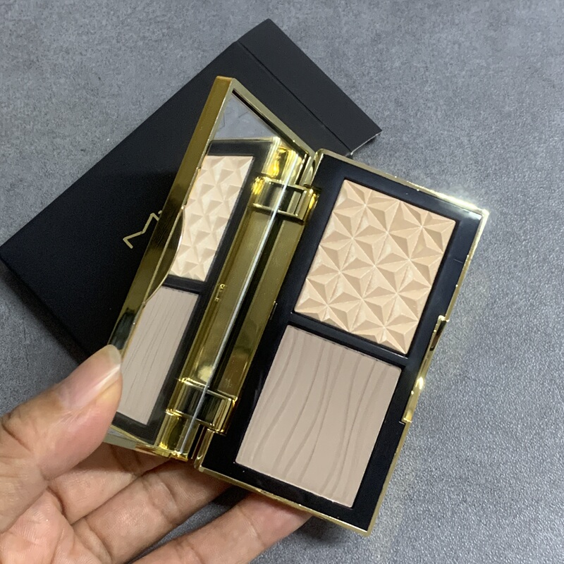 Great Price! Mac Two-Color Gold Compact Ginger Highlighter + Omage Nose Contour Shadow for Highlighting and Contouring Great Price! Mac Two-Color Gold Compact Ginger Highlighter + Omage Nose Contour Shadow for Highlighting and Contouring