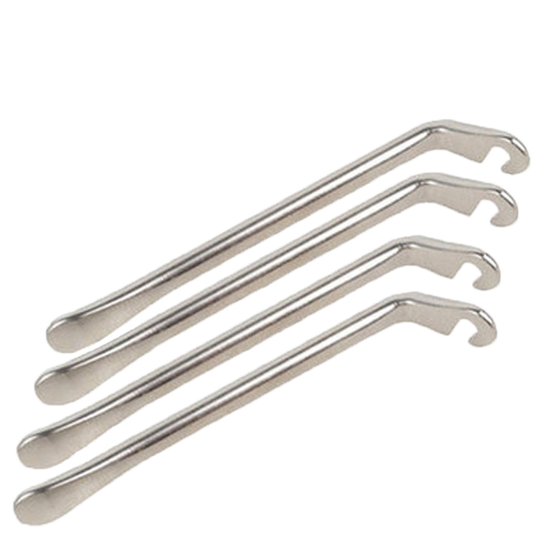 Red barren metal bicycle tire pry stick outer tire pick tire stick pry tire stick mountain bike tire removal tool