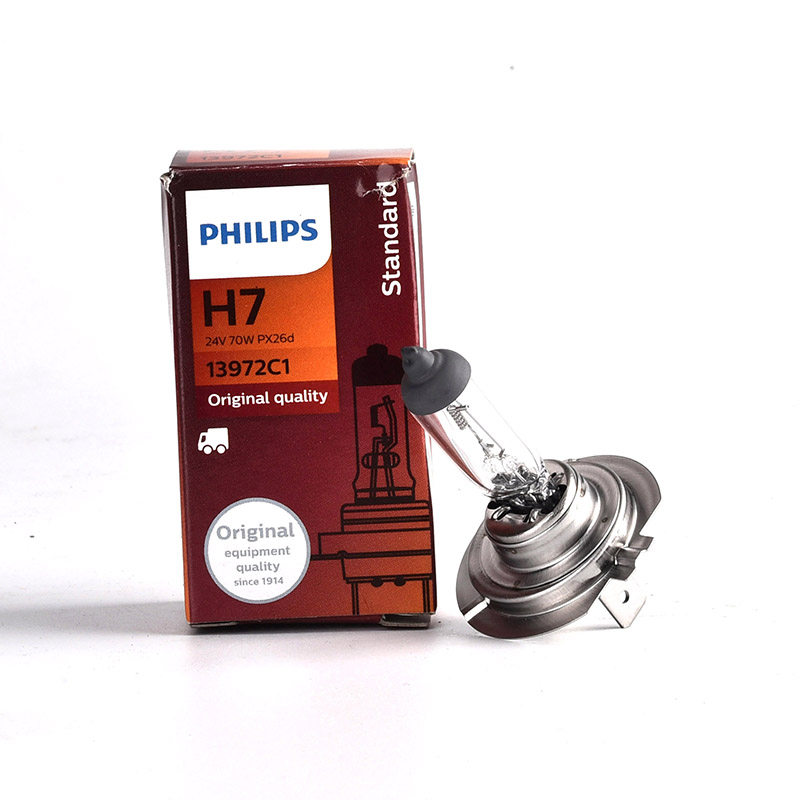 Philips Car Bulb H7 12V 24V 55 70W 12258 13258 High beam headlight bulb