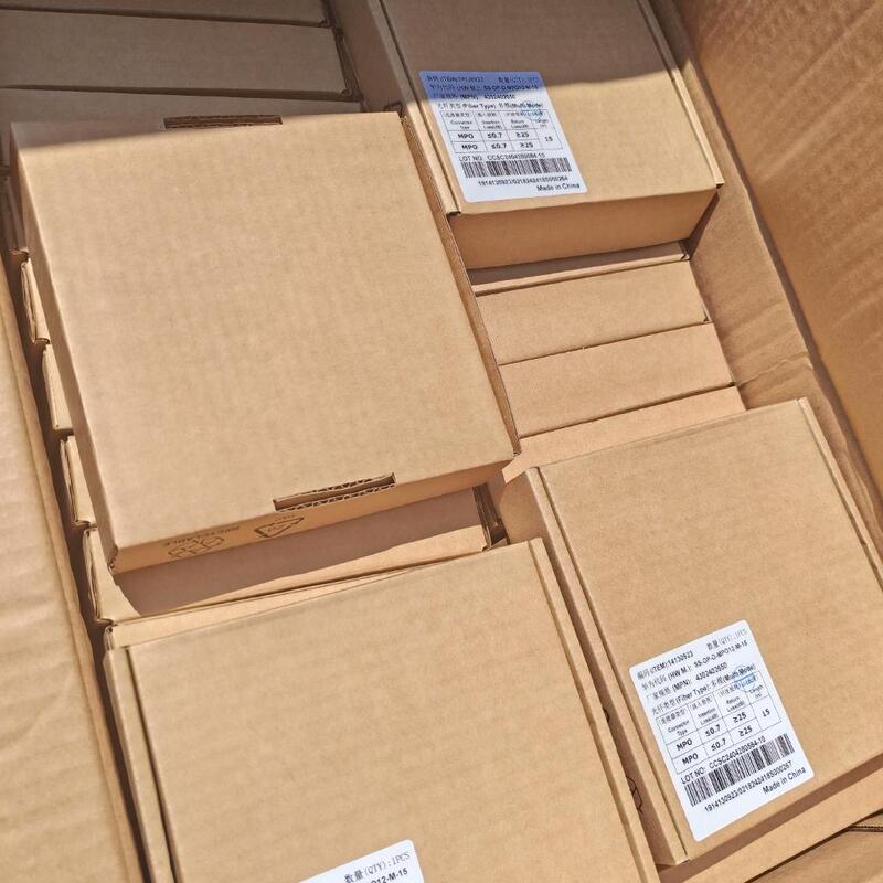 Price Negotiation in Progress: Avic Optoelectronics Mpo-Mpo 15m Fiber Optic Patch Cord, Multimode Om3 Patch Cord, Box of 15m Pieces