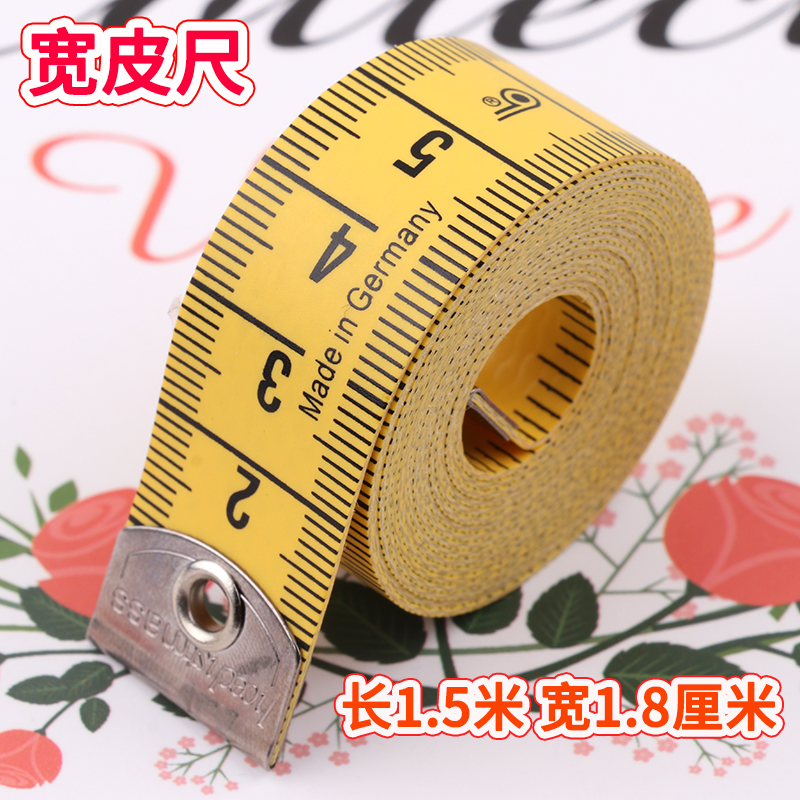 Tailor wide leather ruler Measuring clothing soft ruler Roll ruler Measuring measurements Household thickening meter ruler Cutting cloth ruler 1 5 meters