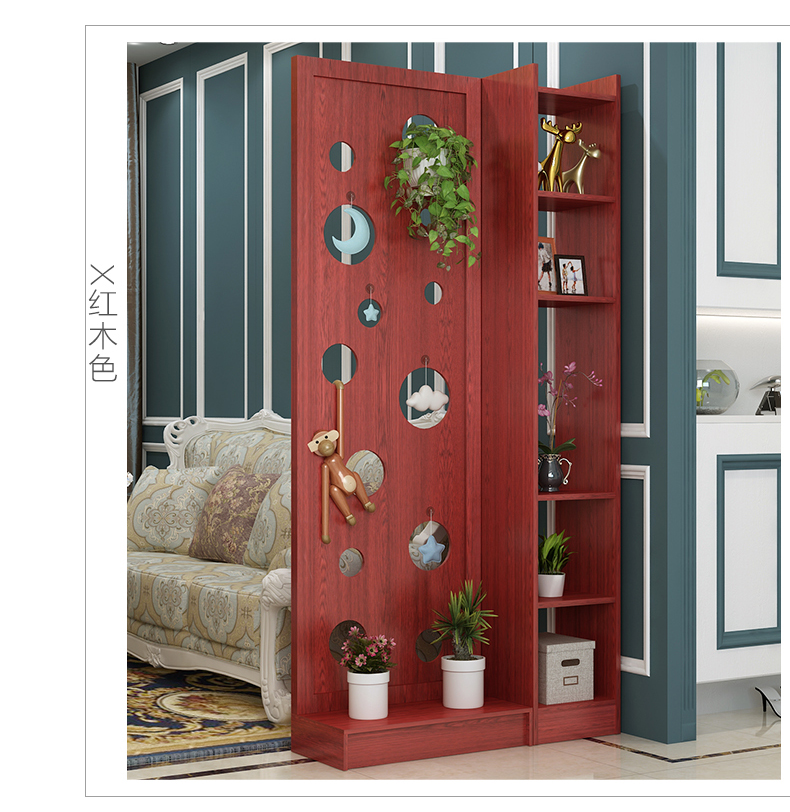 Màn hình hiện đại vách ngăn phòng khách di động thời trang đơn giản thời trang ngồi màn hình Trung Quốc phong cách đơn giản hiên nhà đa chức năng lưu trữ khung màn hình - Màn hình / Cửa sổ bình phong giá rẻ