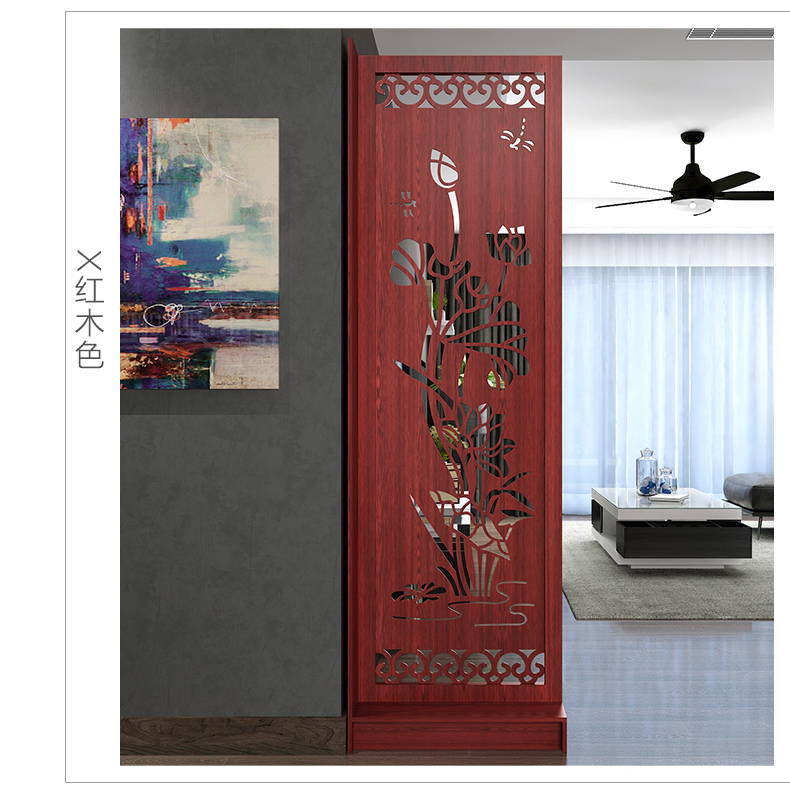 Mới hiện đại tối giản đồ nội thất thời trang màn hình phân vùng phòng khách Trung Quốc màn hình rỗng hiên phân vùng tủ lưu trữ tủ - Màn hình / Cửa sổ vách ngăn cầu thang bằng gỗ