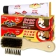 Red Bird Qiwei kem đánh giày 30gx2 giày da dầu không màu da đen với chất chăm sóc + bàn chải giày - Phụ kiện chăm sóc mắt nước ngâm lens aqua b5