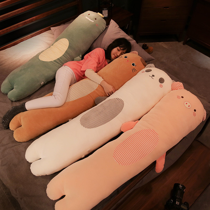 Cute strip pillow sleeping long hug pillow can be torn down bed head bed double leaning back cushion sofa large backrest pillow