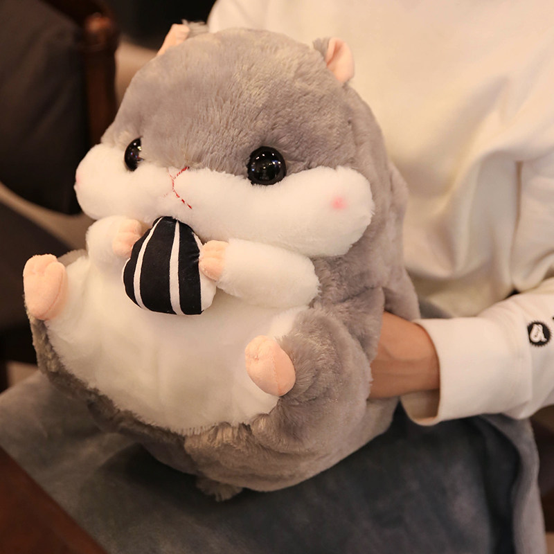 Hamster warm hand holding pillow quilt Dual-use Back Cushion Car Office Afternoon Nap Pillow Air Conditioning Blanket Hand Pillow Warm Hand Cover