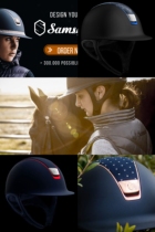 (Various types of diamond helmets) French imported samshield adult and children equestrian safety helmets SS equestrian helmets