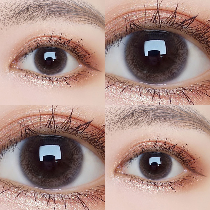 The strange pupil MOMO annually throws large diameter mixed Korean 2 tablets with lemongrass colored contact lens FM