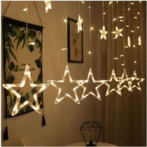 LED star lights string lights bedroom curtains romantic decorative lights flashing lights full of stars Net Red live room