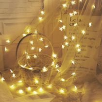led light string lights rose lanterns star lights room layout decorative lights creative girl small objects festival lights
