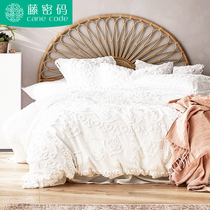 Rattan password Nordic Vine bedside Japanese hotel rattan bedside simple bedroom B & B bedside