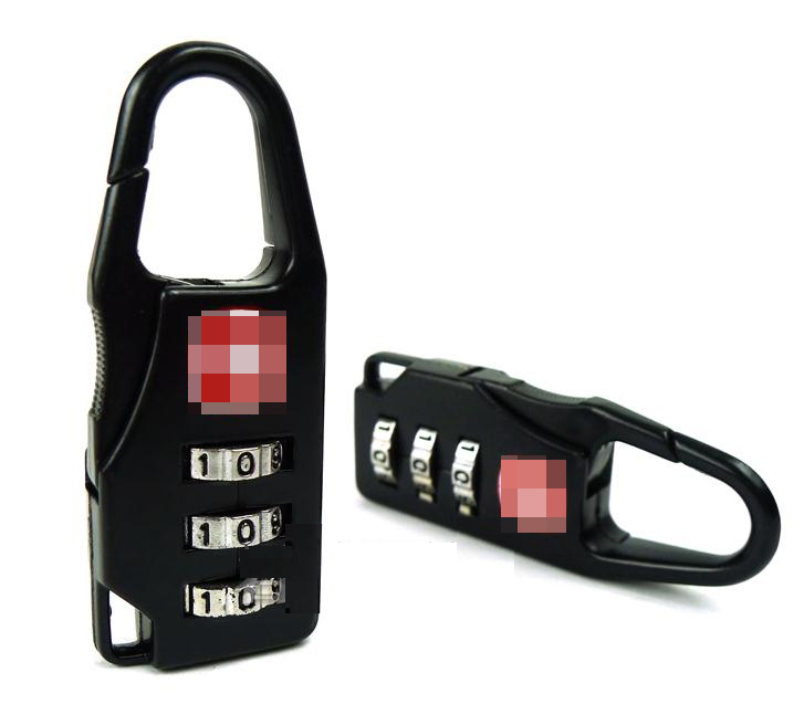 Metal combination lock for travel, mini anti-theft lock, luggage lock, luggage lock, computer lock 247