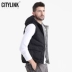 Vest nam mùa thu đông 2018 phiên bản Hàn Quốc mới của xu hướng áo vest cotton mỏng vai vest vest nam đẹp trai áo lông cừu Áo vest cotton