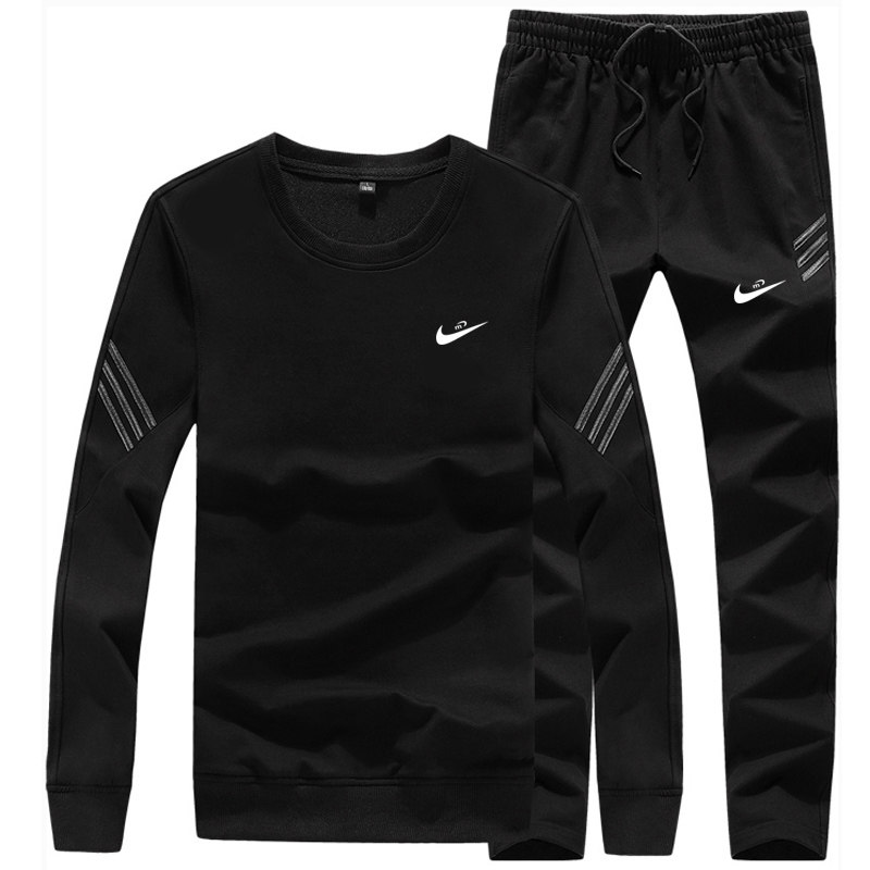 Survêtement été Homme 2 Pièces – T-shirt Manches Longues + Pantalon Jogging – Confortable & Stylé
