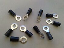 Electric vehicle battery cable terminal round pre-insulated terminal copper nose RV3 5-6(10 packs)