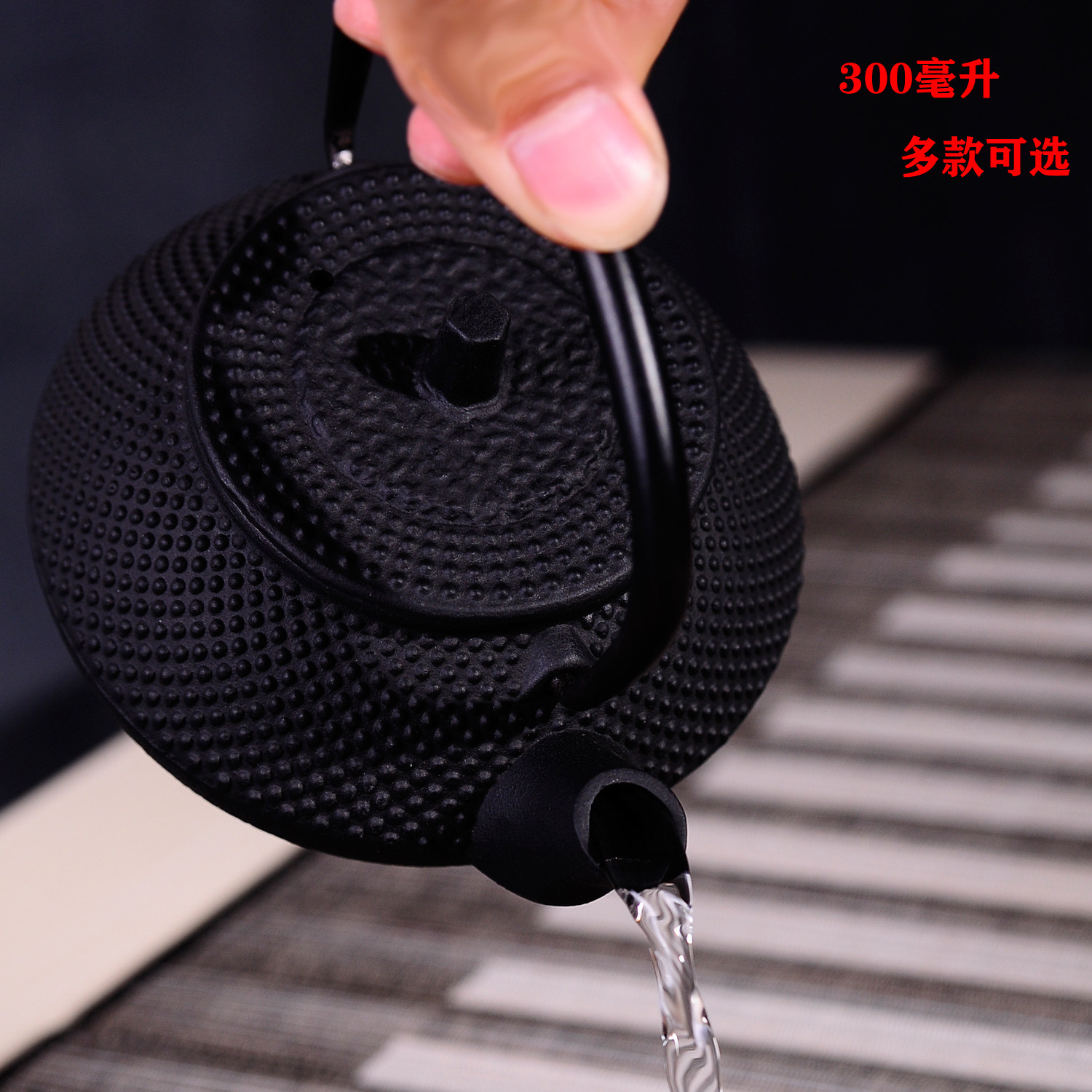 Japanese iron pot tea kettle Kettle Pearl Xiaoding Southern old iron pot Imported pig iron handmade original tea set