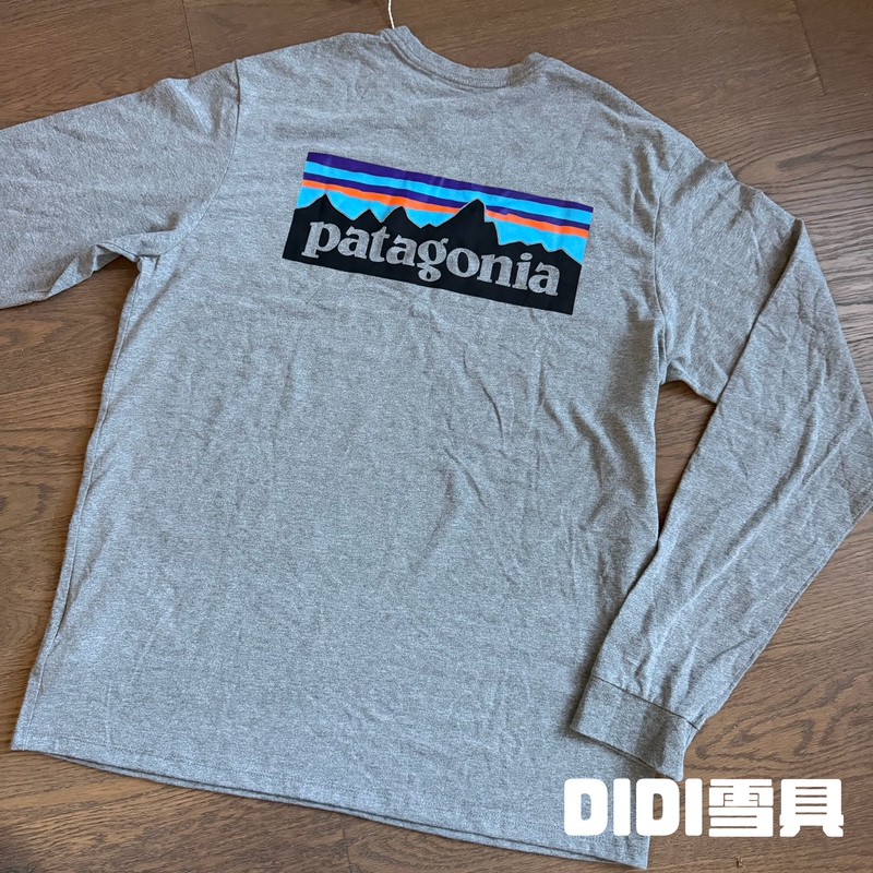 Patagonia P-6 Responsibili Round-Neck Long-Sleeved T-Shirt for Men and Women, Genuine Product