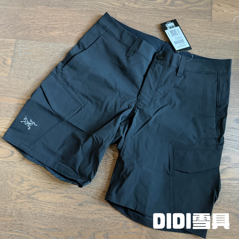 Arcteryx Rampart Short Solid Color Logo Straight-Leg Shorts 9inch Men's Authentic