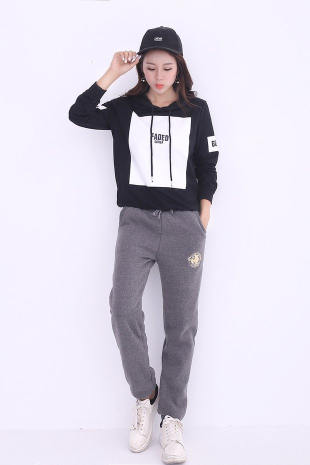 Mùa đông mặc quần thun eo quần bó sát da cừu quần giản dị cộng với nhung dày chân cừu quần nữ đồ nữ đẹp
