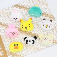 Mới Teddy Bear Head Cartoon Rabbit Chicken Doll DIY Handmade Trang sức Phụ kiện Phụ kiện Toy Toy Doll - Phụ kiện tóc trâm cài tóc đơn giản