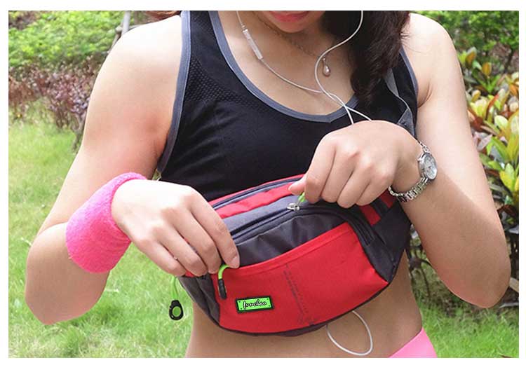 Eo bag nam giới và phụ nữ 2017 new multi-chức năng chịu mài mòn thời trang chống thấm nước thu ngân túi du lịch ngoài trời điện thoại di động túi Messenger túi đeo hông du lịch