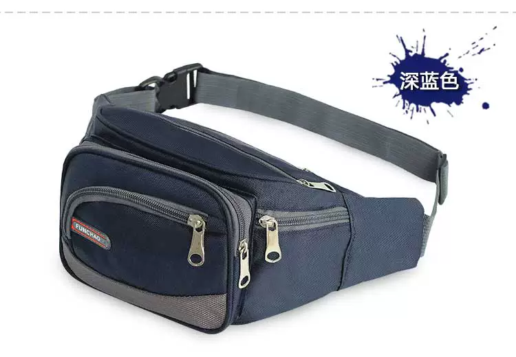 Eo bag nữ 2017 new multi-chức năng tiền mặt đăng ký kinh doanh túi người đàn ông thực tế wearable vải không thấm nước túi điện thoại di động Messenger