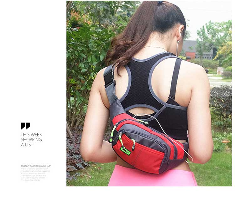 Eo bag nam giới và phụ nữ 2017 new multi-chức năng chịu mài mòn thời trang chống thấm nước thu ngân túi du lịch ngoài trời điện thoại di động túi Messenger túi đeo hông du lịch