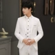 Bộ đồ nam ba mảnh trẻ trung phiên bản Hàn Quốc của áo khoác tây đơn nam chính thức mặc đồ bó sát chuyên nghiệp
