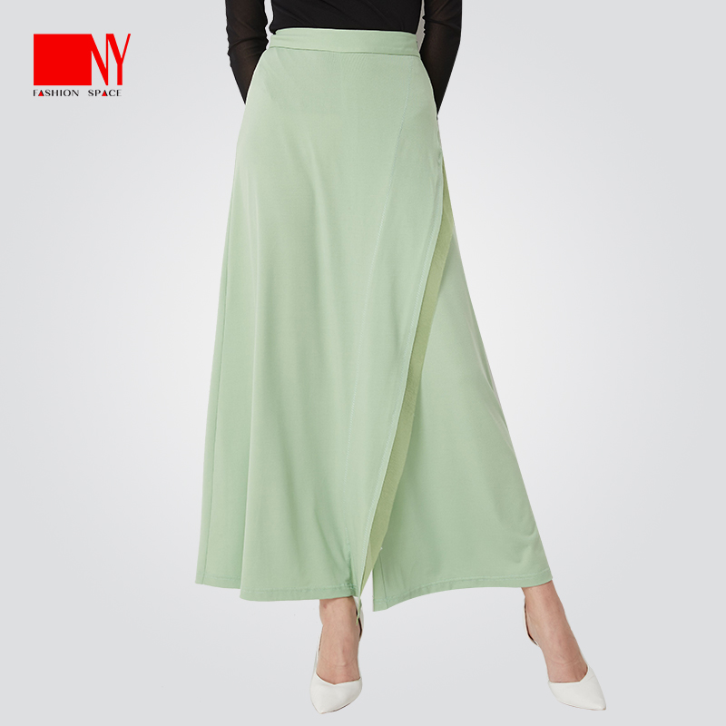 NY nery new Eugen yarn accessories Skirt Pants Practice Dresses High Waisted Asymmetrical Broadlegged Pants Casual Pants Women Pants