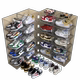 Aj acrylic fully transparent shoe box magnetic attraction