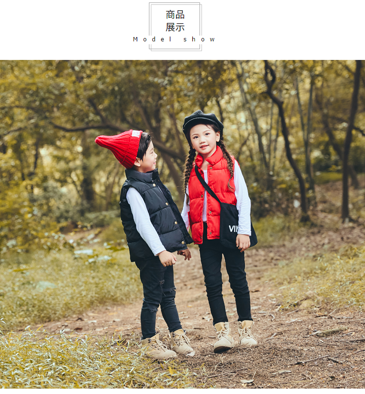 Quần áo trẻ em trẻ em xuống áo vest bé trai và bé gái mùa thu đông áo gile denim bé gái