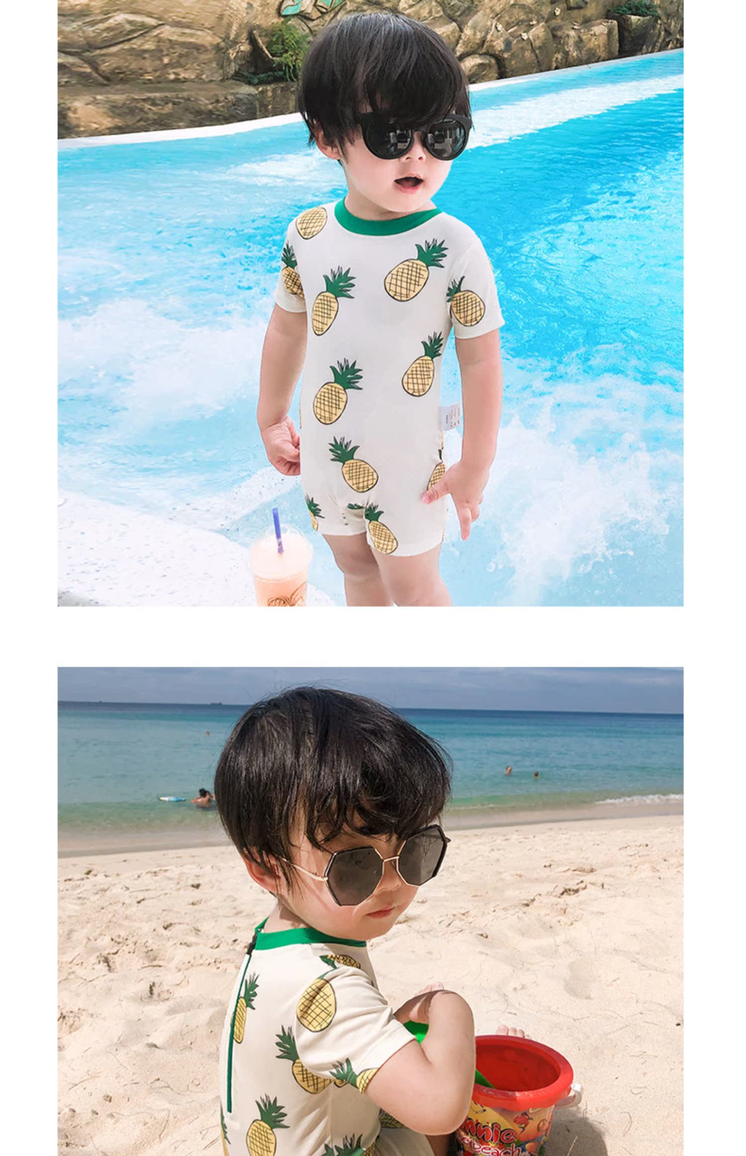 Áo tắm cho trẻ em Hàn Quốc - Bộ đồ bơi của Kid bikini cho bé gái