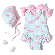 Đồ bơi trẻ em cô gái flamingo nữ bé bé dễ thương váy cô gái kiểu váy một mảnh áo tắm công chúa - Bộ đồ bơi của Kid