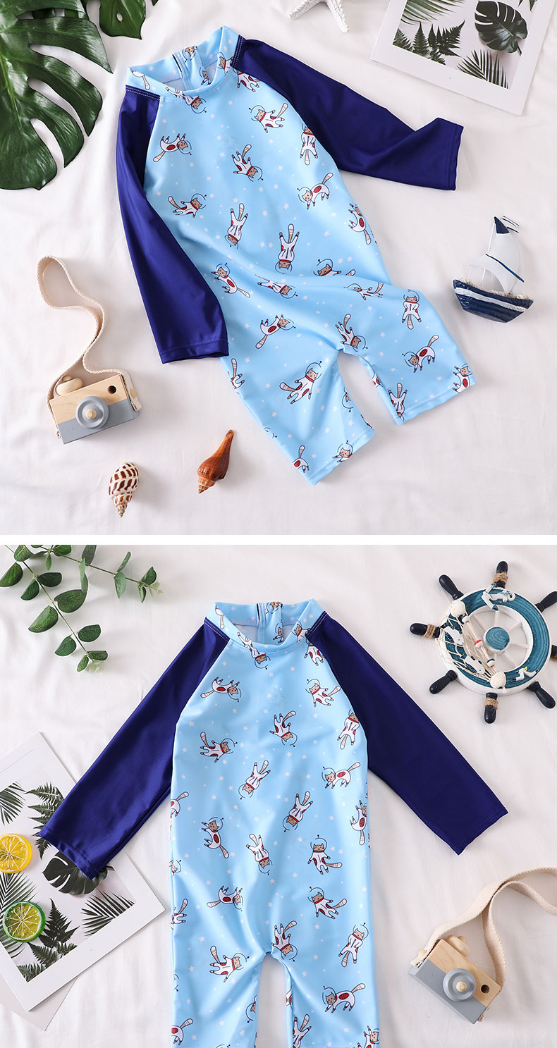 Thời trang Hàn Quốc áo tắm trẻ em trai và gái phổ quát Xiêm boxer áo tắm trẻ em áo tắm đồ bơi 2 mảnh cho bé gái