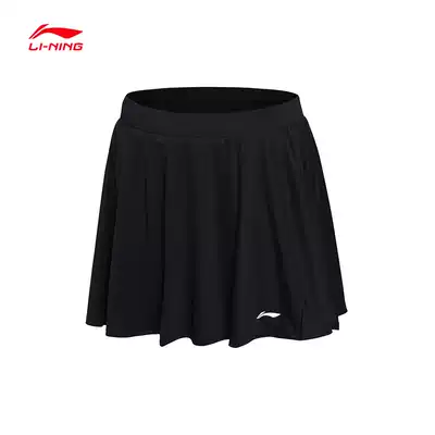 Li Ning 2021 New badminton sports pants skirt summer breathable quick-dry cool competition Joker training women