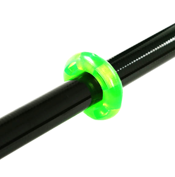 Wood outdoor non-slip ring pole stop