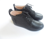 Foot home custom leather casual lace-up shoes Disabled foot deformation correction shoes Special foot type foot size