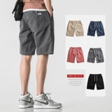 Модный летний комплект, хлопковая футболка с коротким рукавом, шорты для отдыха, штаны, свободный прямой крой