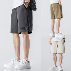 Woodsoon Casual Shorts for Men 2025 Summer Loose Elastic Five-Point Pants Knitted Sweatpants Sports Pants for Men
