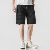 Камуфляжные летние шорты, универсальные тонкие штаны, свободный прямой крой