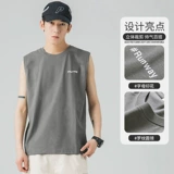 Мужской летний тонкий трендовый брендовый жилет без рукавов, свободный крой